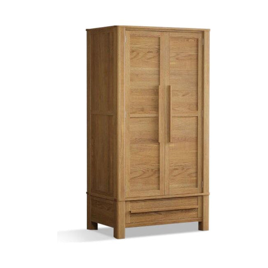 Walsham Solid Oak Double Wardrobe