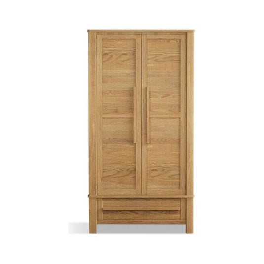 Walsham Solid Oak Double Wardrobe