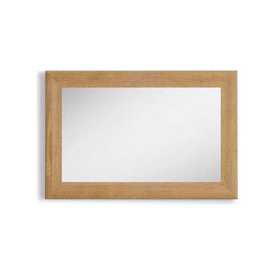 Natural Solid Oak 90cm Mirror