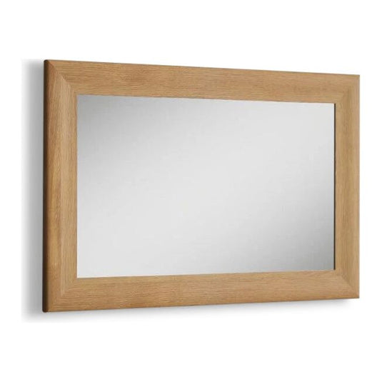 Natural Solid Oak 90cm Mirror