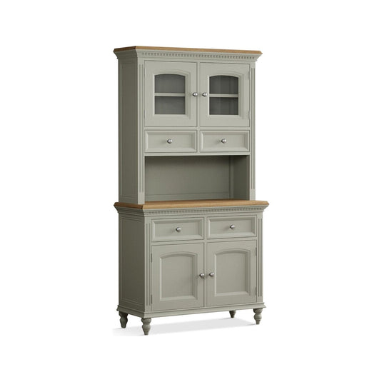 Phillipe Oak and Soft Green Painted Small Dresser