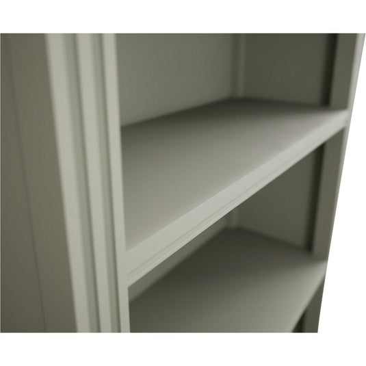 Phillipe Oak and Soft Green Painted Tall Bookcase