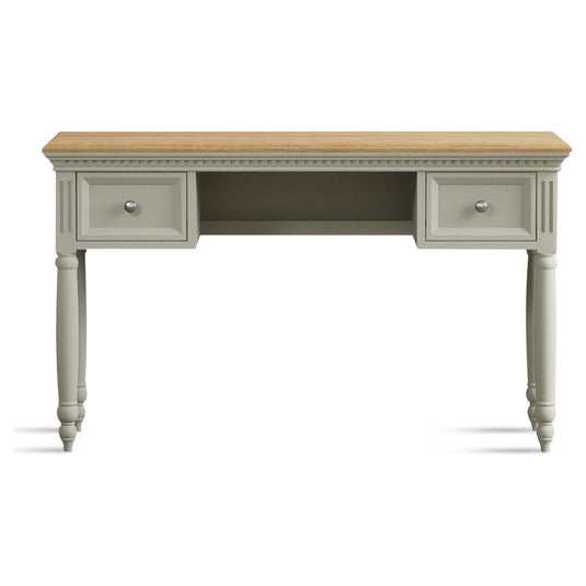 Phillipe Oak and Soft Green Painted Dressing Table
