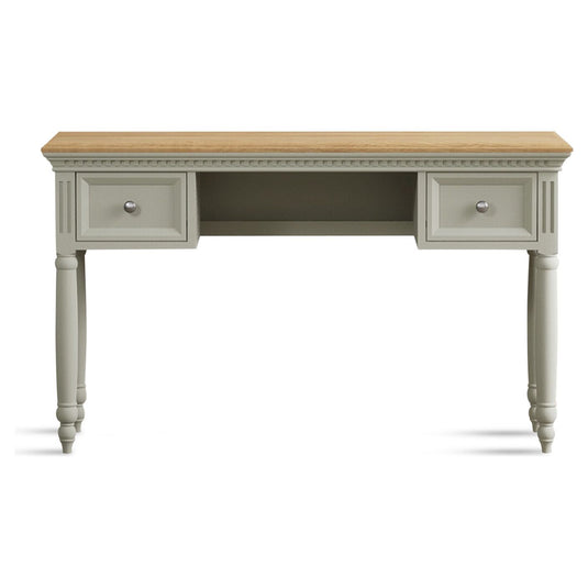 Phillipe Oak and Soft Green Painted Computer Desk