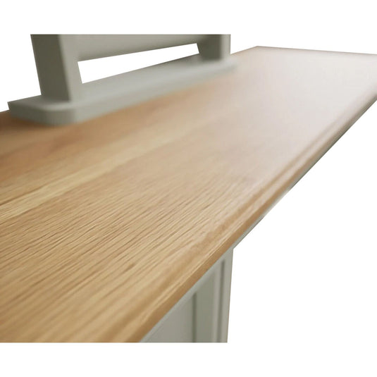 Phillipe Oak and Soft Green Painted Dressing Table