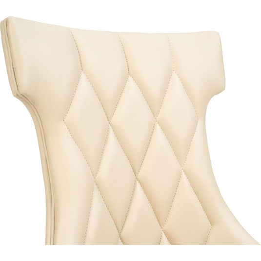 Freya Cream Faux Leather Dining Chairs Dining Chairs Freya