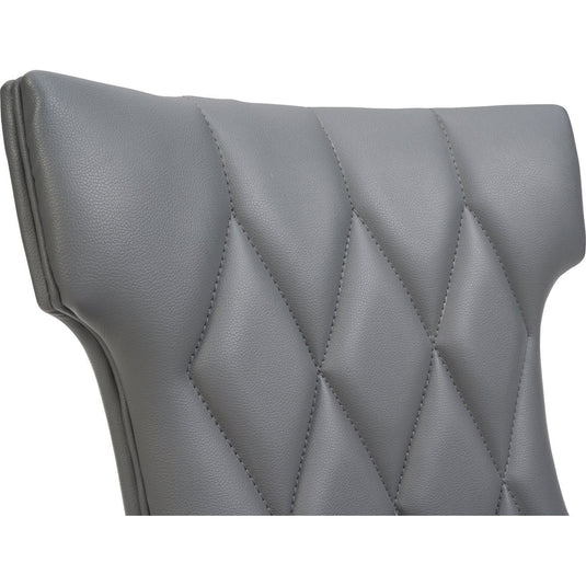 Freya Grey Faux Leather Dining Chairs Dining Chairs Freya