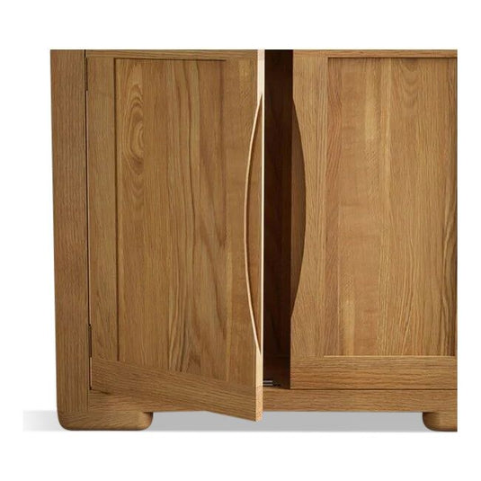 Dereham Solid Oak Tall Bookcase