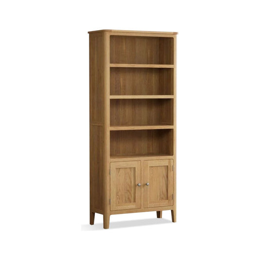 Sheringham Solid Oak Tall Bookcase