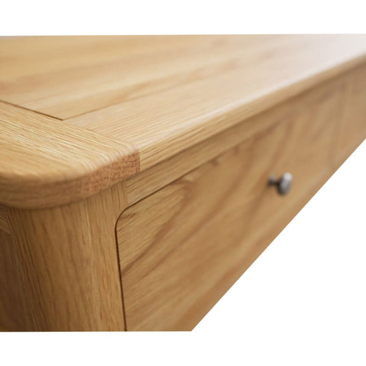 Sheringham Solid Oak 4 Drawer Coffee Table