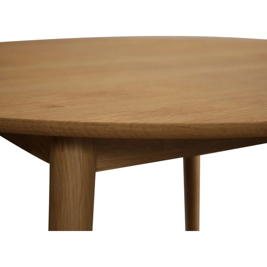 Sabrina 120cm Round Solid Oak Dining Table