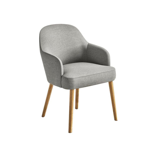 Oscar Light Grey Fabric Chair (Pair) Dining Chair Oscar