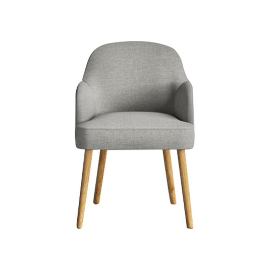 Oscar Light Grey Fabric Chair (Pair) Dining Chair Oscar