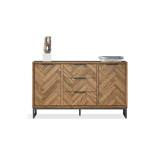 Roman Solid Oak Large Sideboard