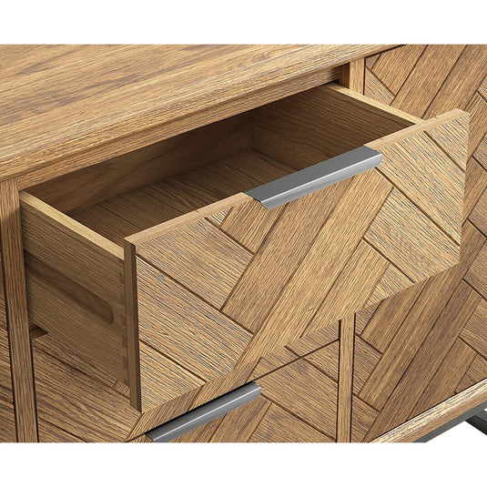 Roman Solid Oak Large Sideboard