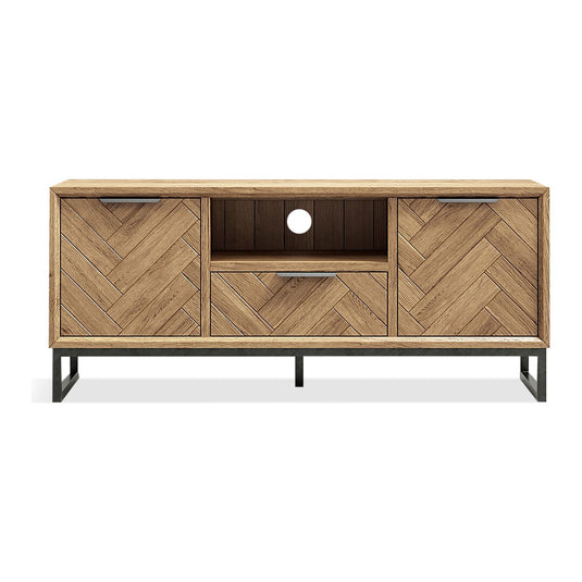 Roman Solid Oak Large TV Cabinet