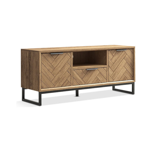 Roman Solid Oak Large TV Cabinet