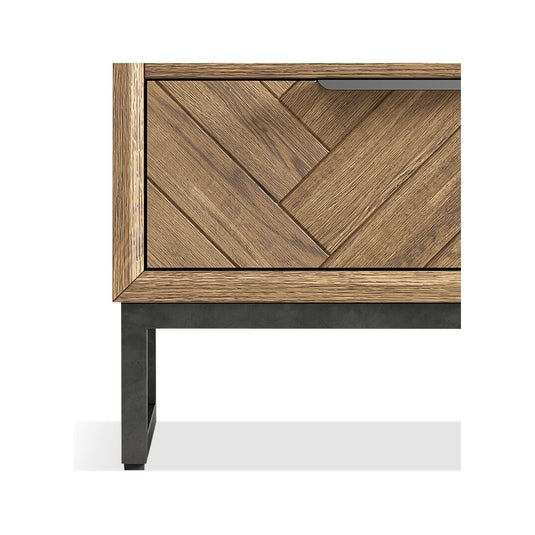 Roman Solid Oak Small TV Cabinet