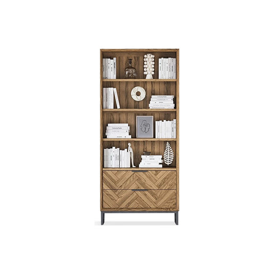 Roman Solid Oak Tall Bookcase