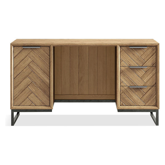 Roman Solid Oak Computer Desk