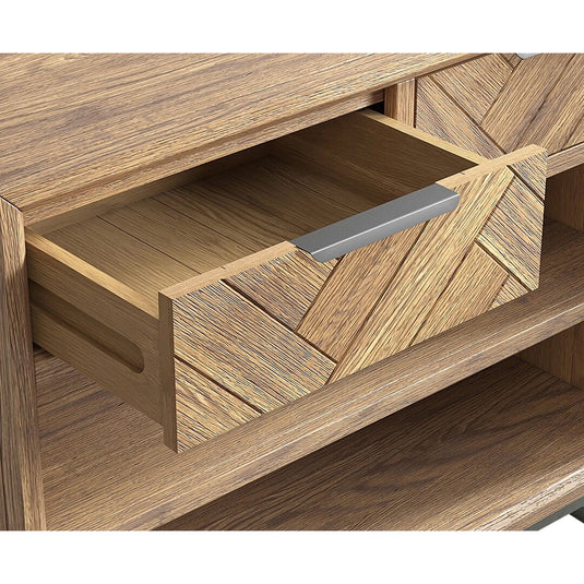Roman Solid Oak Console Table