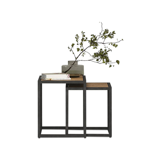 Roman Solid Oak Nest of Tables