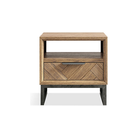 Roman Solid Oak Lamp Table