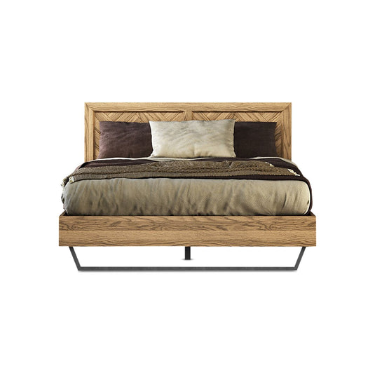 Roman Solid Oak King Size Bed
