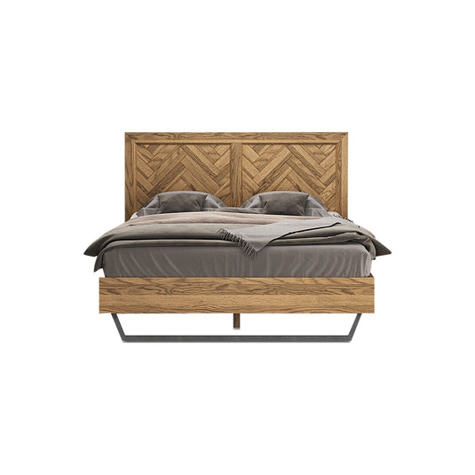 Roman Solid Oak Double Bed