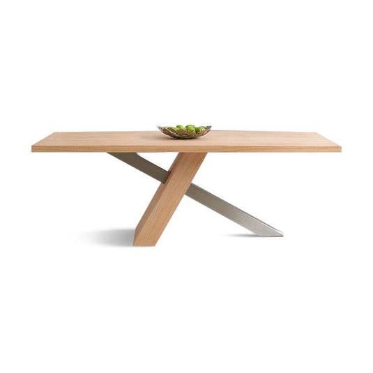 Maison 180cm Oak and Metal Industrial Dining Table