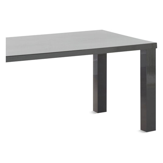 Vancouver 200cm Dark Grey High Gloss Dining Table