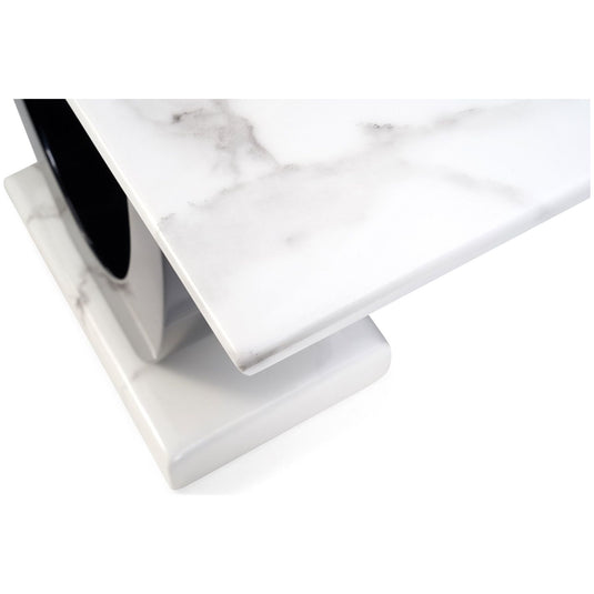 Renoir White Marble Coffee Table Coffee Table Renoir