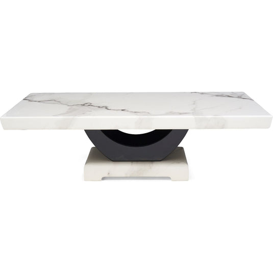 Renoir White Marble Coffee Table Coffee Table Renoir