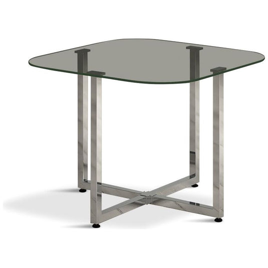 Santorini Clear Glass Dining Table Dining Table Santorini