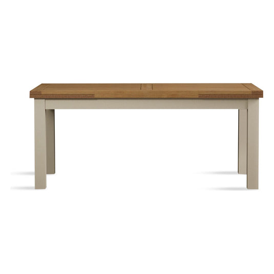 Extending Romney 180cm Oak and Cream Painted Dining Table