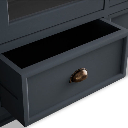 Ashton Oak and Blue Painted Large Dresser