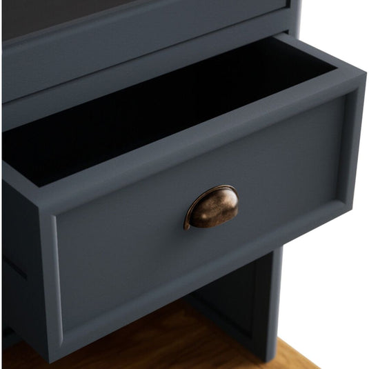 Ashton Oak and Blue Painted Small Dresser