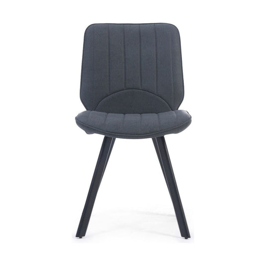 Dexter Grey Faux Leather Dining Chairs Dining Chairs Dexter