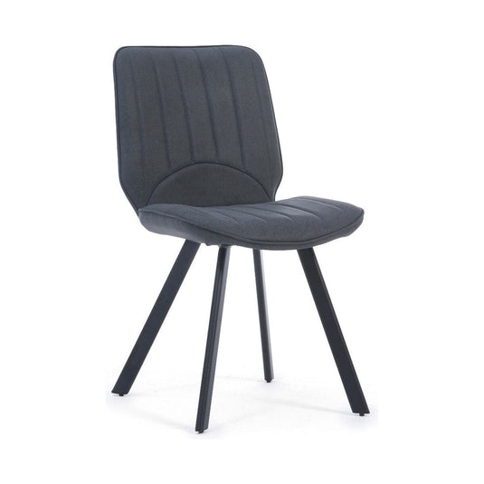 Dexter Grey Faux Leather Dining Chairs Dining Chairs Dexter