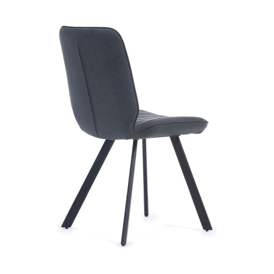 Dexter Grey Faux Leather Dining Chairs Dining Chairs Dexter