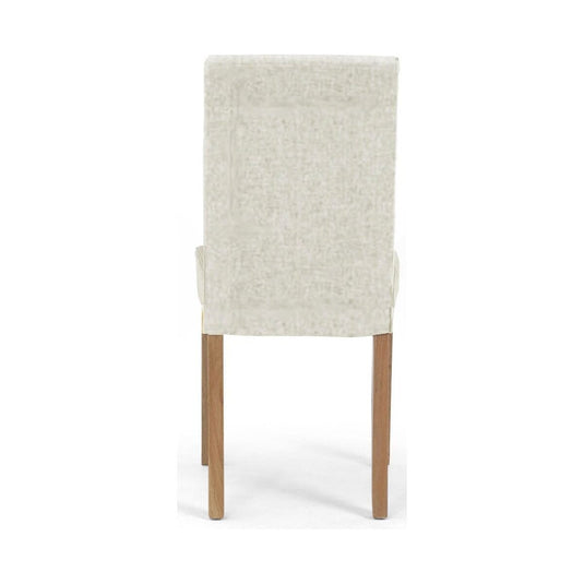 Lila Cream Fabric Dining Chairs Dining Chairs Lila