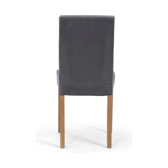 Lila Grey Velvet Dining Chairs Dining Chairs Lila
