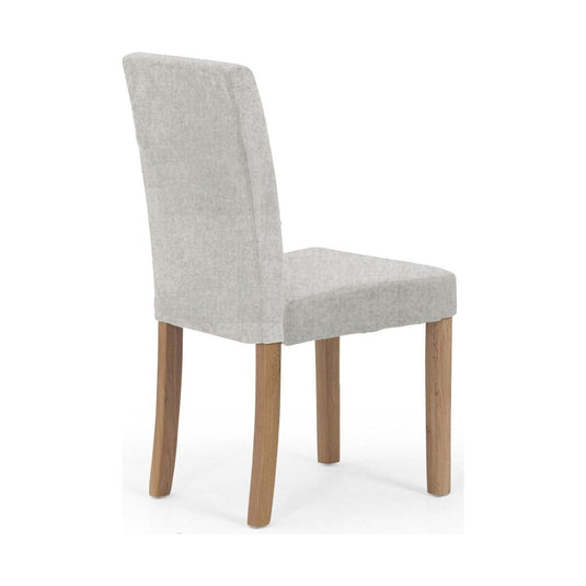 Lila Grey Fabric Dining Chairs Dining Chairs Lila