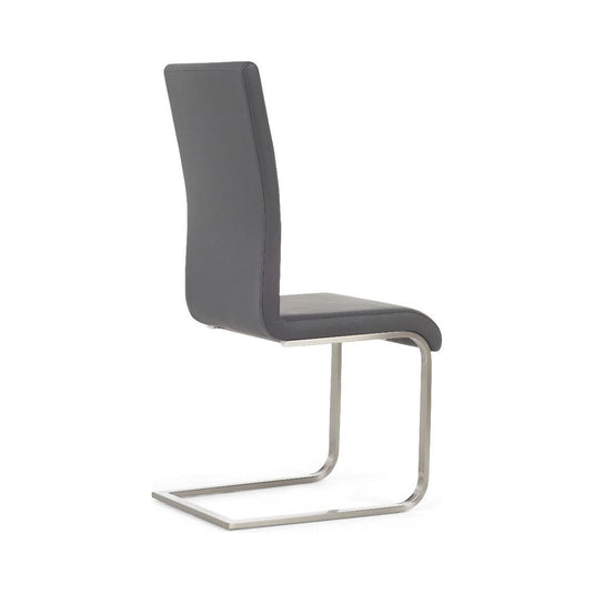 Austin Grey Faux Leather Dining Chairs Dining Chairs Austin