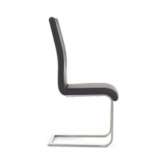 Austin Black Faux Leather Dining Chairs Dining Chairs Austin