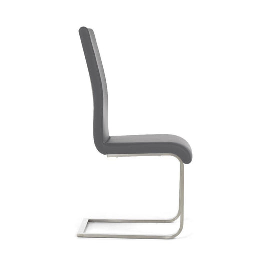 Austin Grey Faux Leather Dining Chairs Dining Chairs Austin