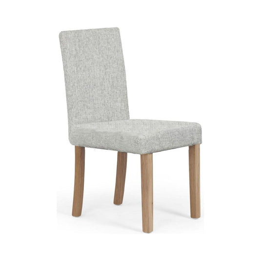 Lila Grey Fabric Dining Chairs Dining Chairs Lila