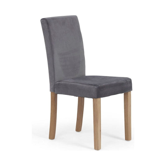 Lila Grey Velvet Dining Chairs Dining Chairs Lila