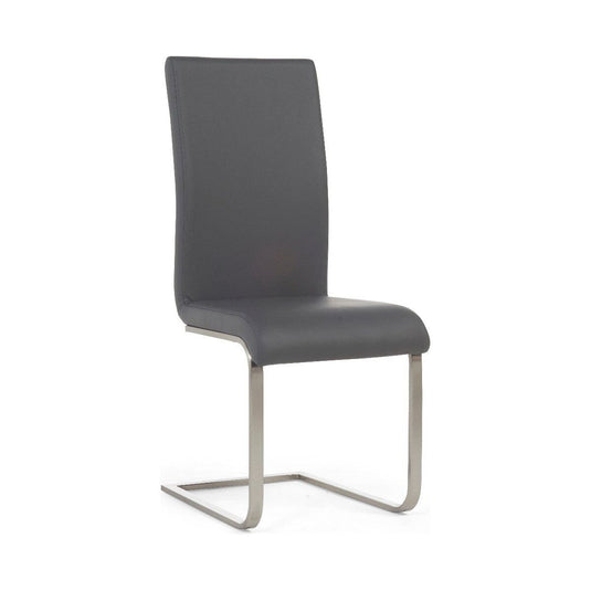 Austin Grey Faux Leather Dining Chairs Dining Chairs Austin