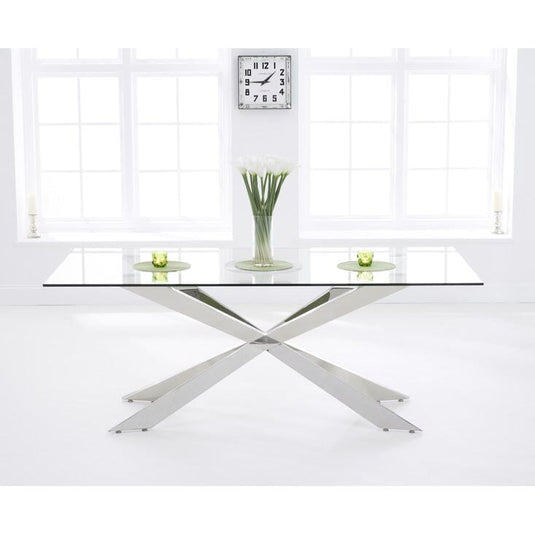 Juniper 200cm Glass Dining Table Table Juniper
